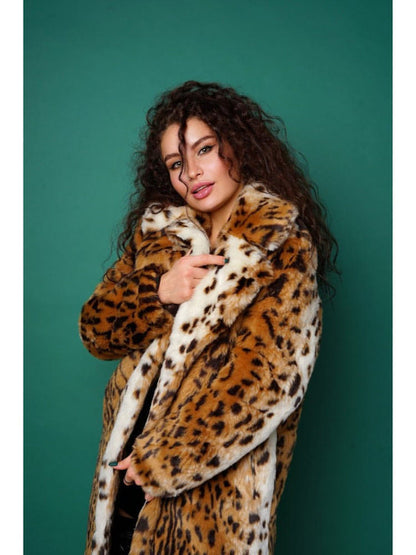 Catty Fur Leopard Coat