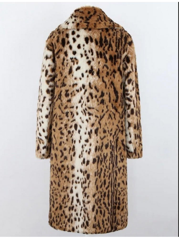 Catty Fur Leopard Coat