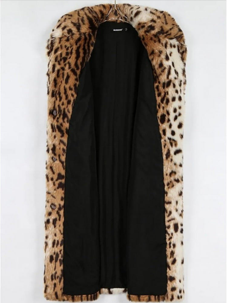 Catty Fur Leopard Coat